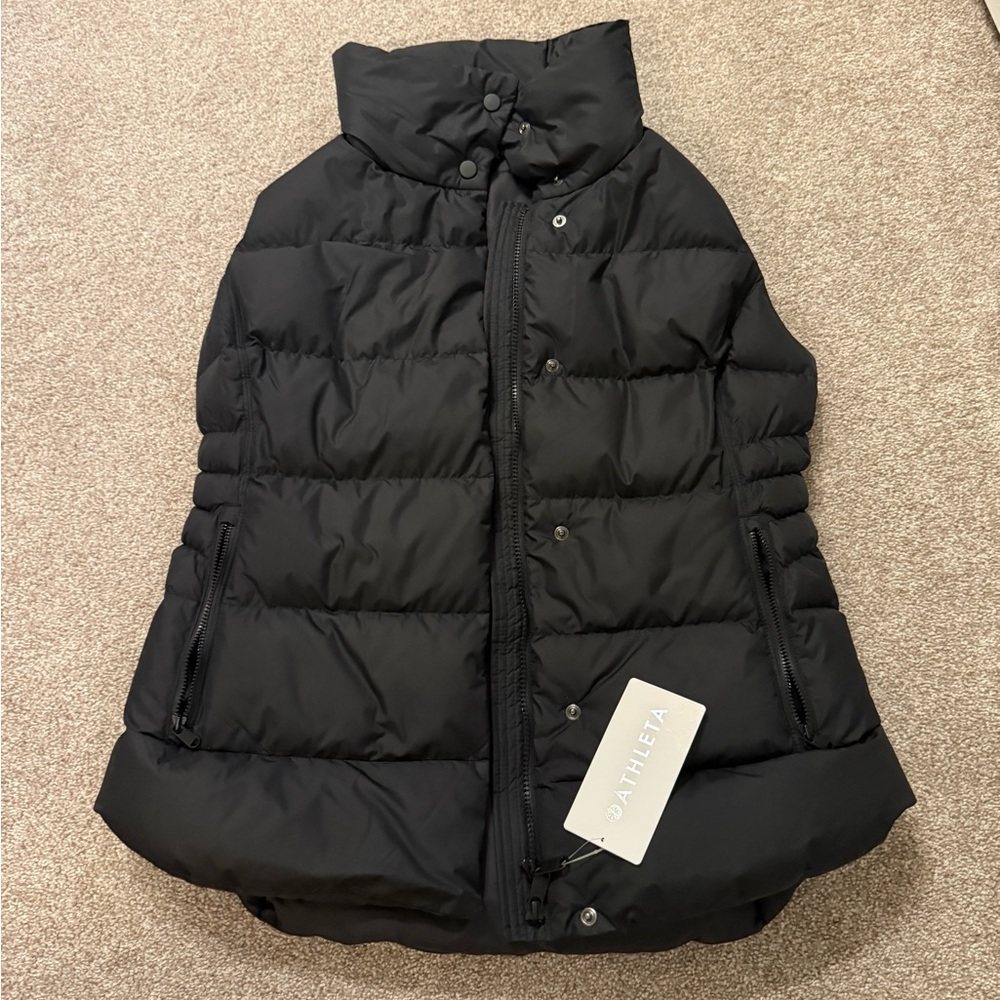 NWT Athleta Downtown Vest in Black Size M